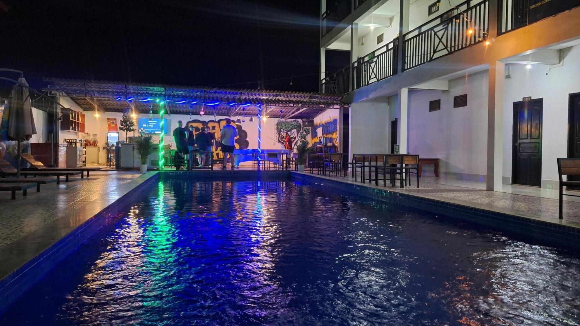 Vang Vieng Santara Backpackers Hostel Kültér fotó