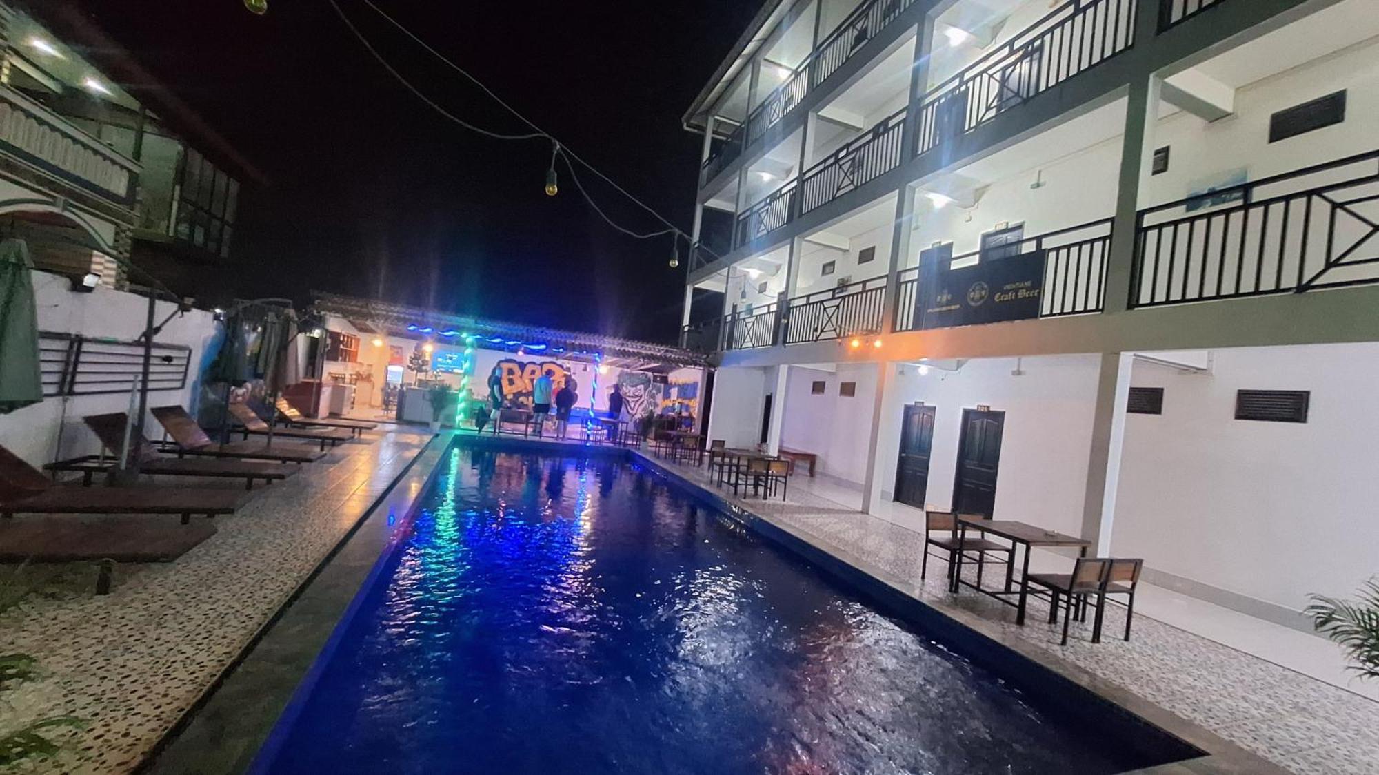 Vang Vieng Santara Backpackers Hostel Kültér fotó